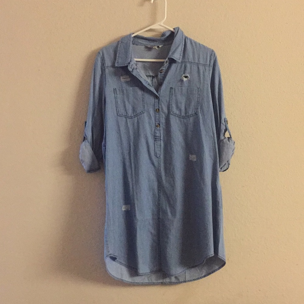 Denim dress